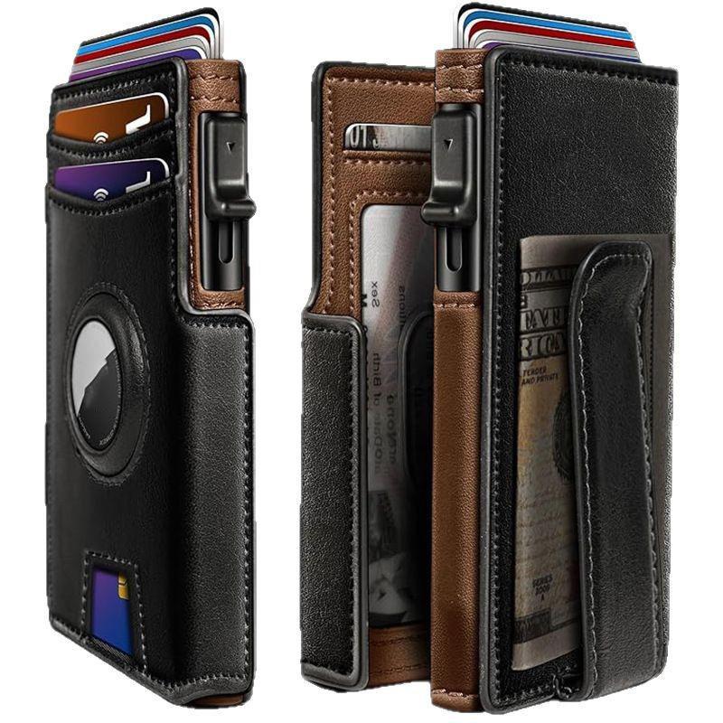 Multi-Card Short Metal Card Holder Mens Wallet