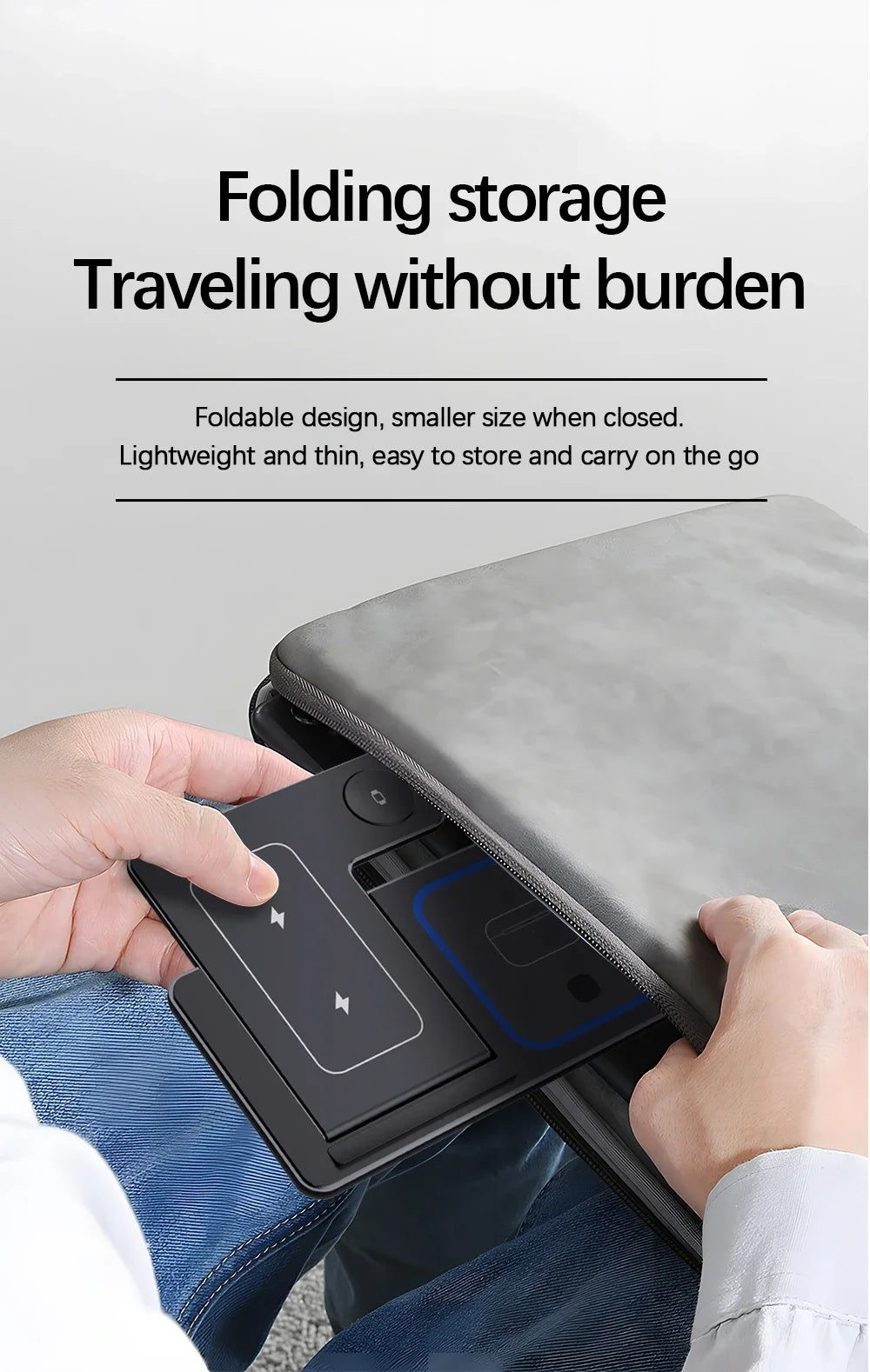 15W 3 In 1 Fast Wireless Charger Stand