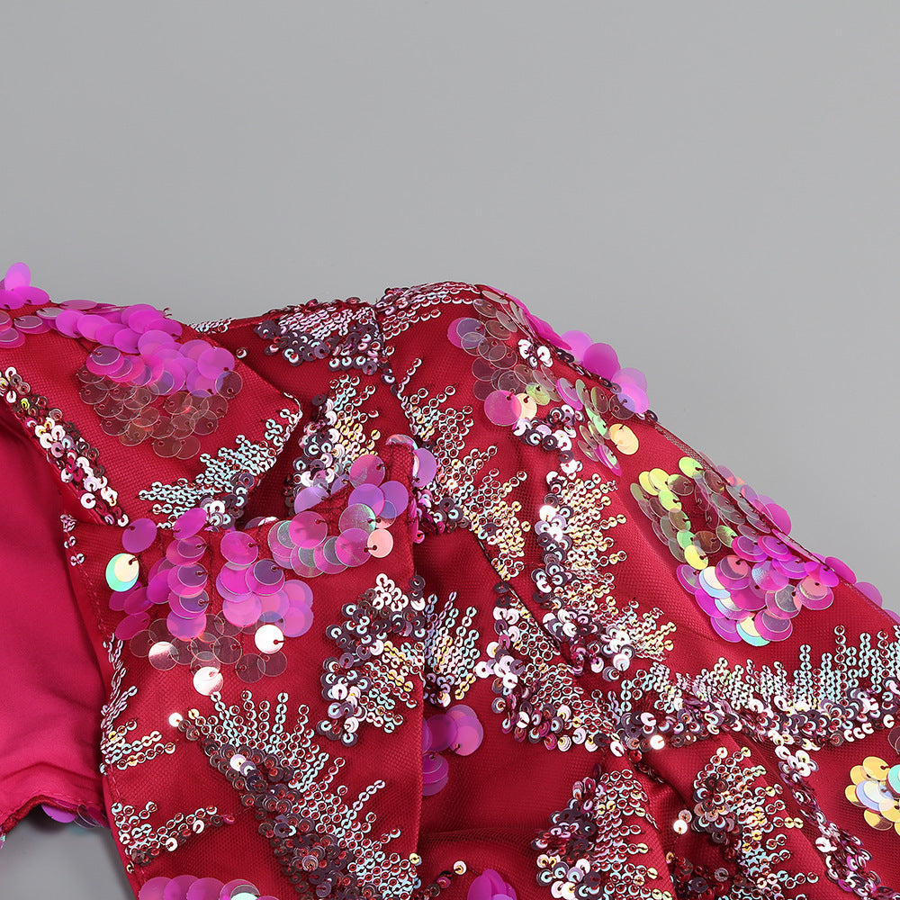 Women's Floral Backless Casual Fashion Dress