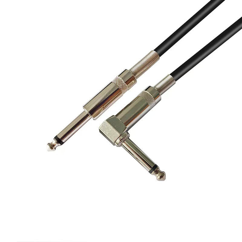 Straight Elbow Audio Cable Stereo Noise Reduction