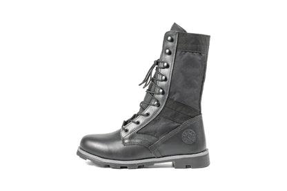 Tactical Large Size Black High-top Desert Raised Combat Boots