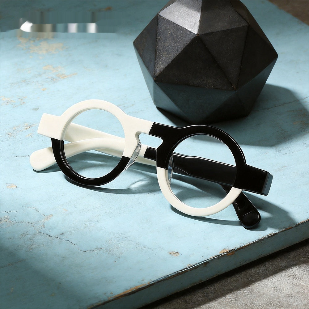 Cross-border Vintage Artistic Round-frame Eyeglass Frames