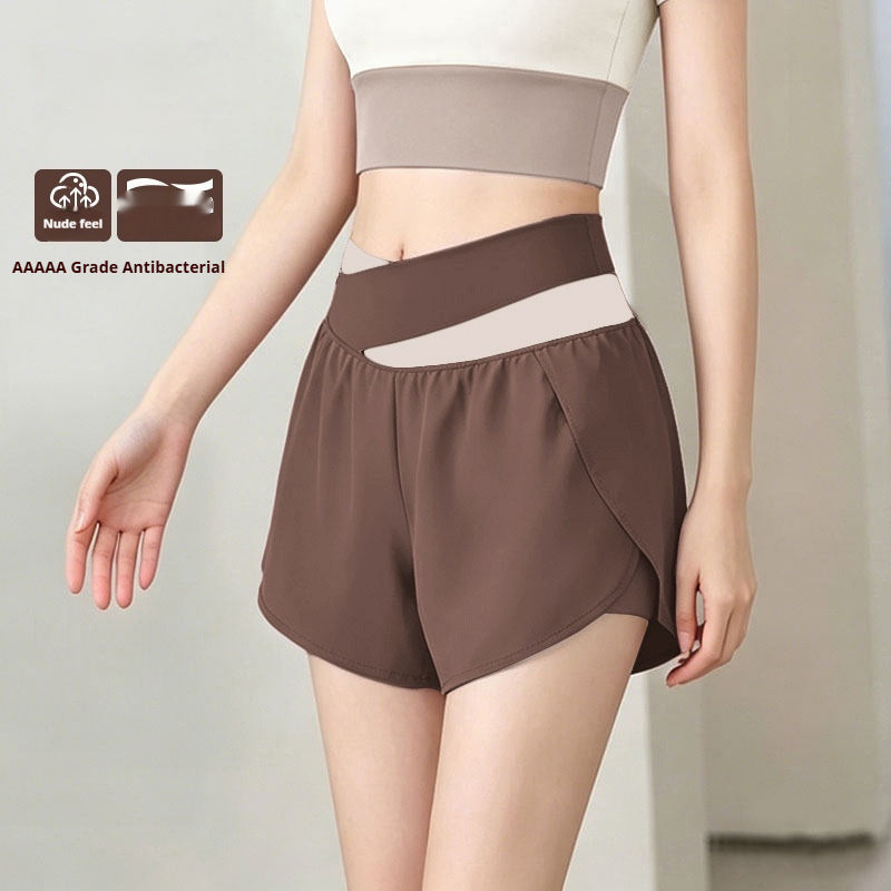 Sports Bra And High-waisted Tummy-control Shorts