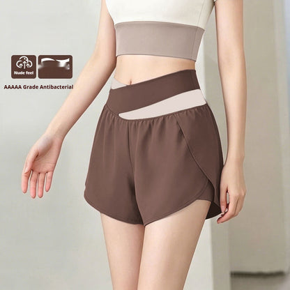 Sports Bra And High-waisted Tummy-control Shorts