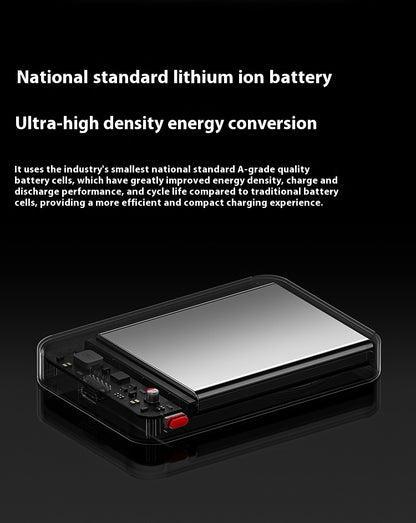 15W Magnetic Power Bank Wireless Carbon Fiber Magsafe Mobile Power Supply