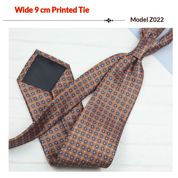 Printed Casual Patterned Vintage Tie