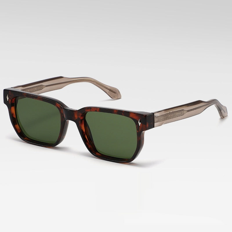 New Vintage Square-frame Sunglasses For Women