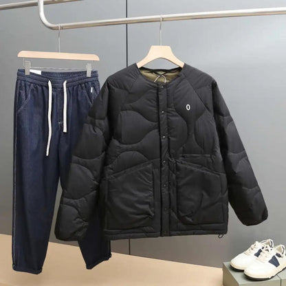 Mens Lightweight Sports-Style Down Jacket