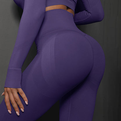 Women Seamless High Waist Yoga Pants Peach Butt Lifting Tights Running Workout Fitness Leggings