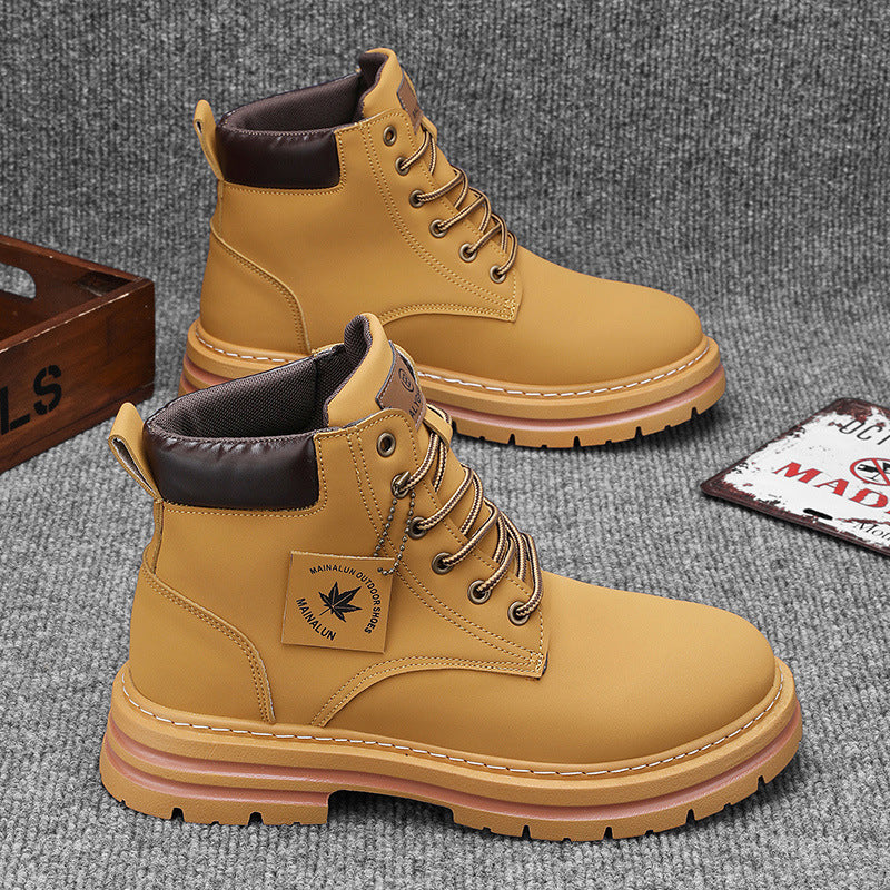 Winter Trendy Workwear Boots For Teens