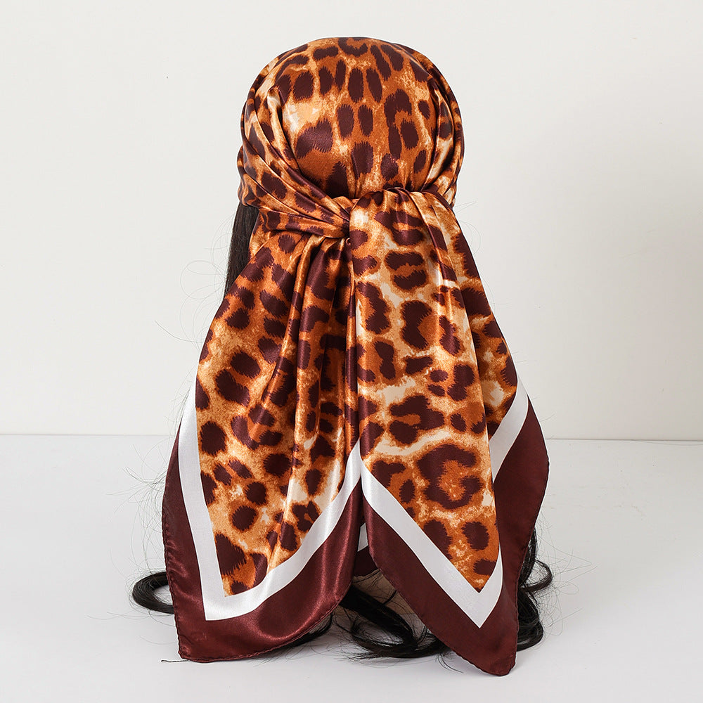 Classic Satin Womens Shawl Headscarf And Scarf