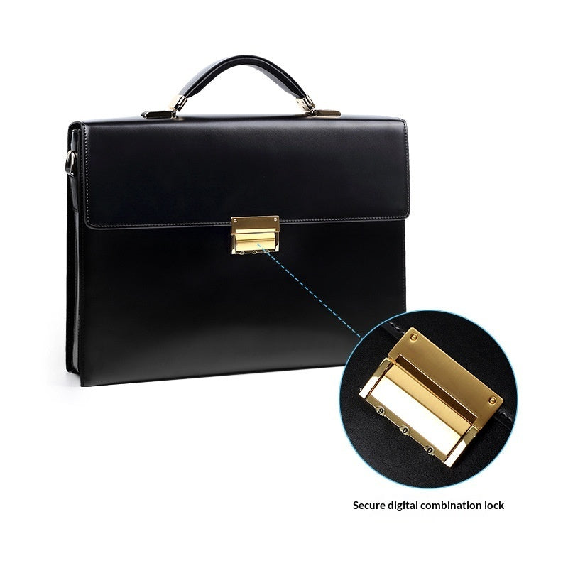 Password-locked High-capacity Portable Business Briefcase