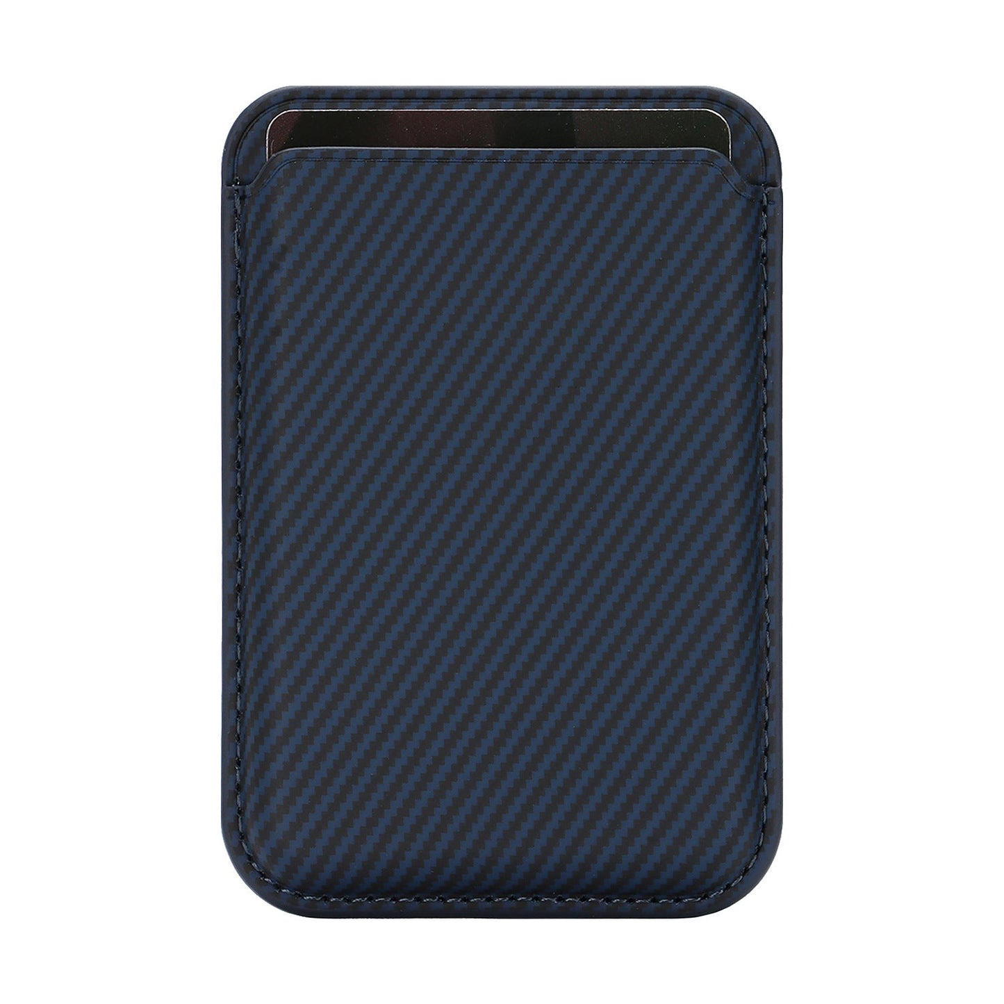 Ultra-thin Magnetic Carbon-fiber-pattern Card Holder
