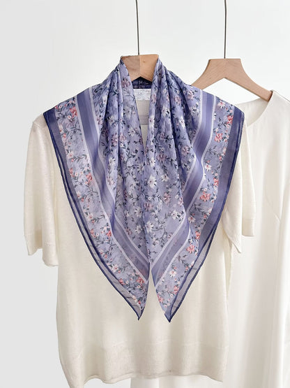 New Breathable Versatile Silk Chiffon Scarf For Women, Also Usable As A Shawl