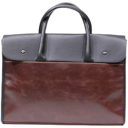 Fashionable Briefcase Business Crossbody Handbag
