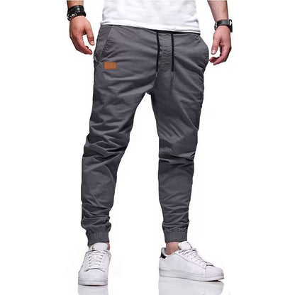 Mens Casual Pants Loose-fitting Straight-leg Trousers Long Pants