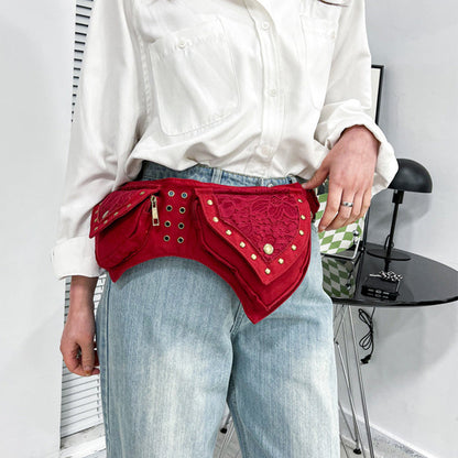 Vintage Waist Chest Crossbody Bag