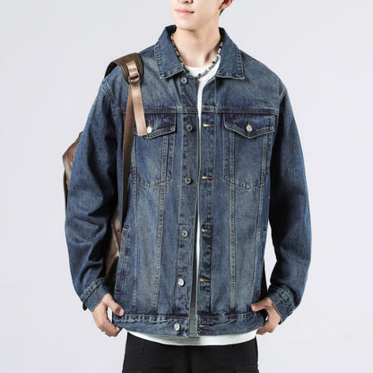 Men's Denim Jacket Casual Jacket Top