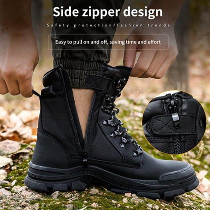 Men's High-top Labor Insurance Shoes Are Smash-proof