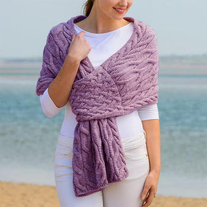Fashionable Womens Knitted Shawl Scarf