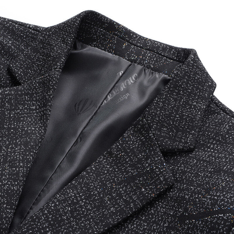 Male Solid Color Business-style Dads Thin Jacket