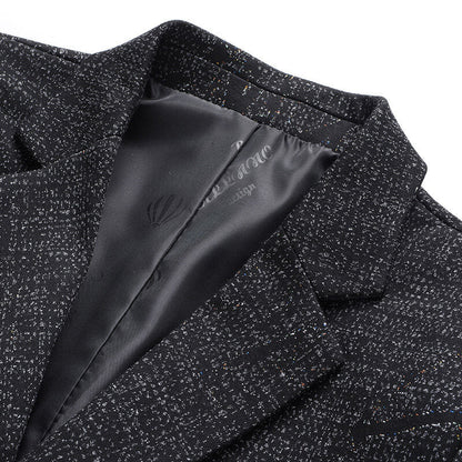 Male Solid Color Business-style Dads Thin Jacket