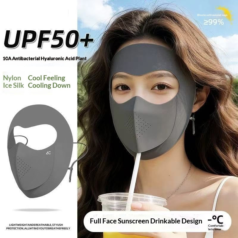 Full-face Sunscreen Mask For Girls