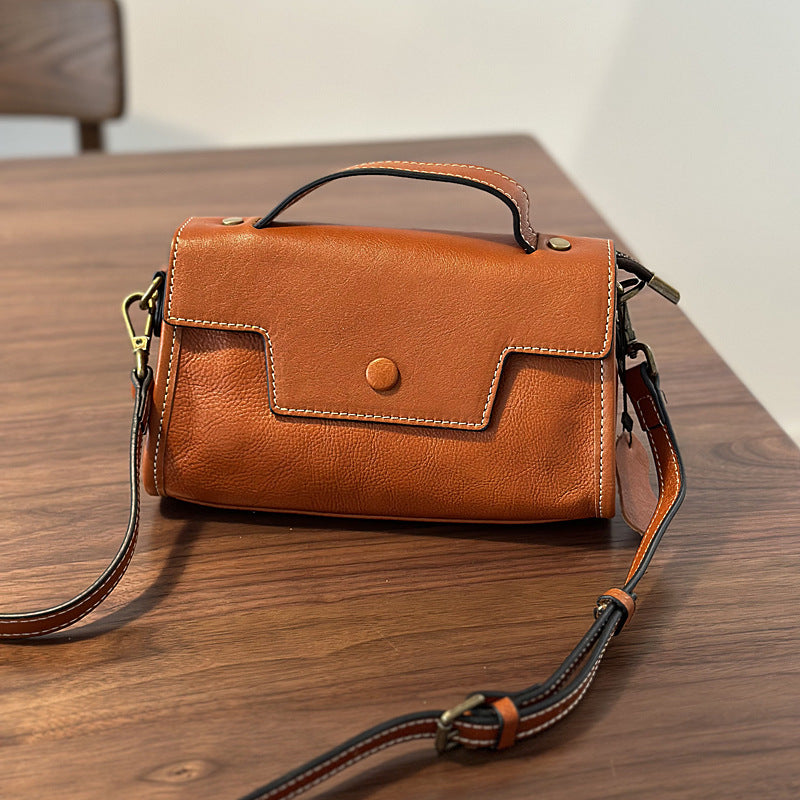 Leather Casual Shoulder Crossbody Bag