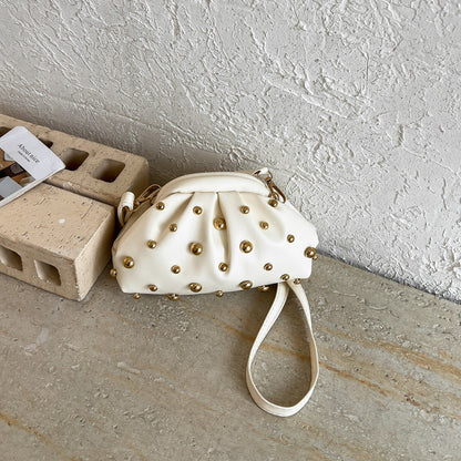 Retro Casual New-style Studded Crossbody Bag