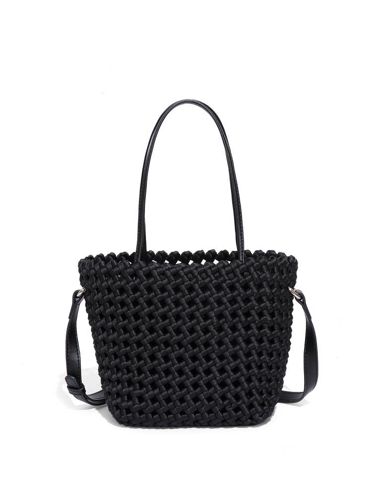 Summer New Style Woven Vegetable Basket Fashionable Elegant Handbag Fashionable Texture Design All-match Shoulder Crossbody Bag For Women