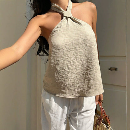 New Womens Halter-neck Camisole