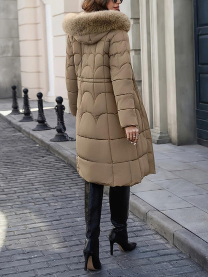 Thickened Cotton-Padded Coat For Middle-Aged And Elderly Women