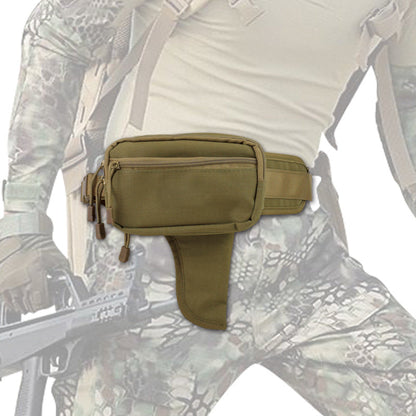 Outdoor Tactical Waist Pouch With Hidden Holster Multi-Functional Expandable Storage Bag
