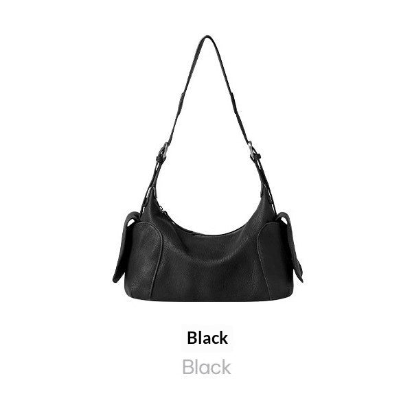 Vegetable-Tanned Full-Grain Leather Crossbody Shoulder Bag