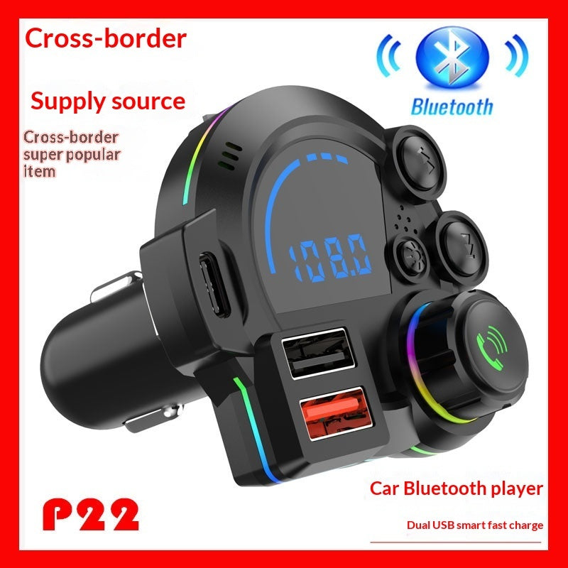 Car-mounted MP3 With Bass And Treble PD 18W Fast Charging And Bluetooth Playback