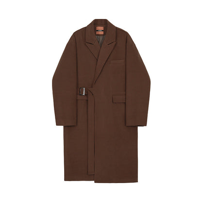 Fashion Double-sided Tweed Trench Coat
