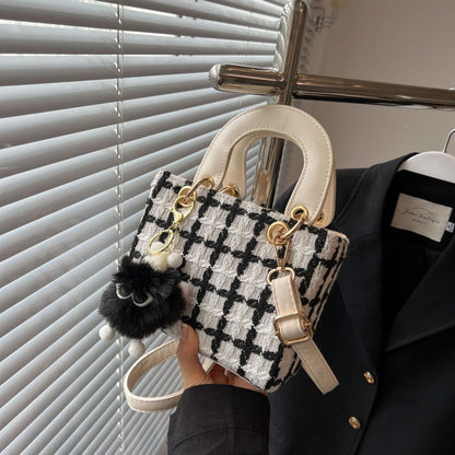 Niche Design Woolen Bag 2022 New Style Bag Women's Bag Autumn Internet Popular Crossbody Bag Portable Daffy Bag