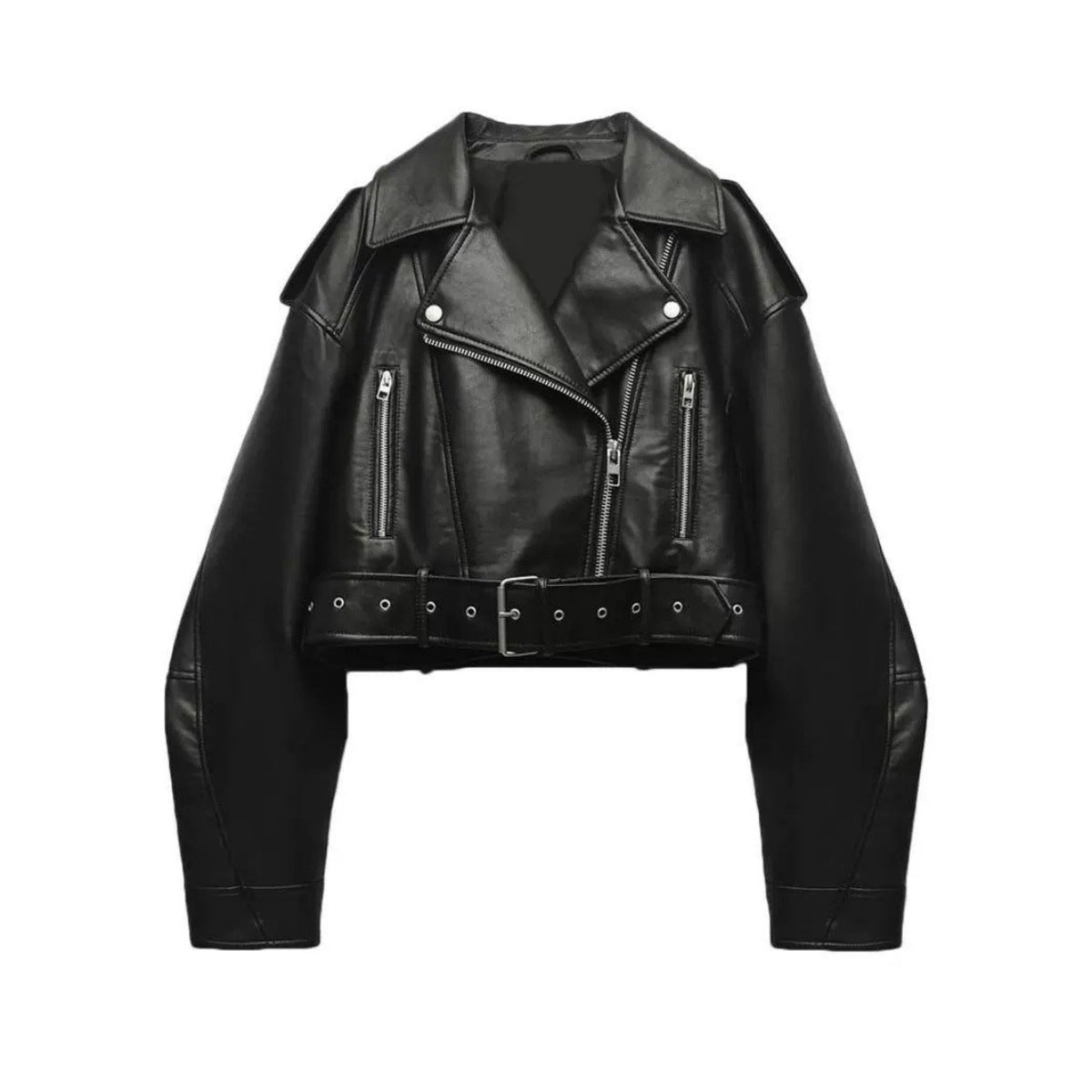 Bestselling Street-style Retro Turn-down Collar Loose Washed Jacket