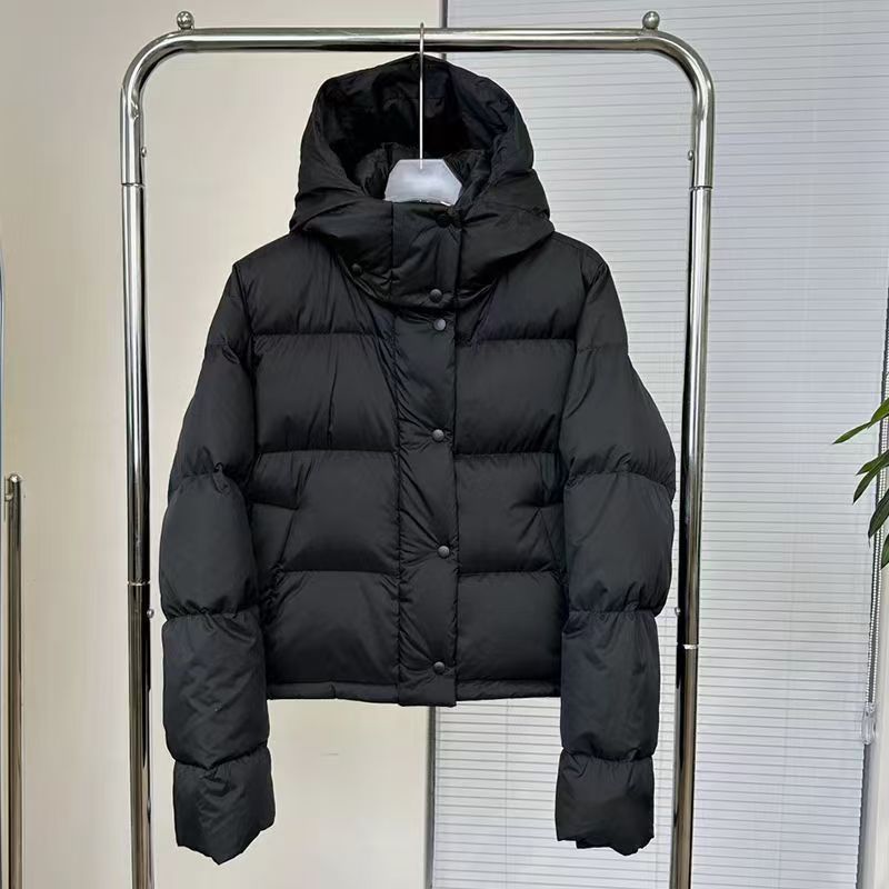Womens Warm Hooded Down Jacket