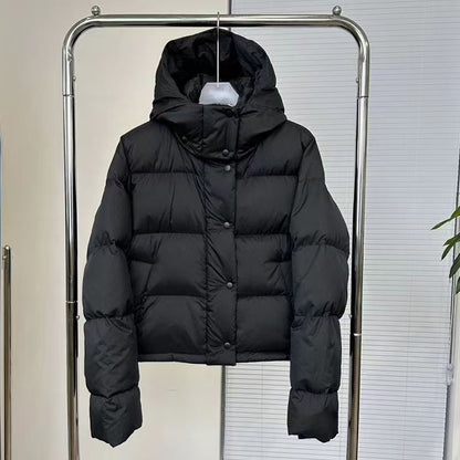 Womens Warm Hooded Down Jacket