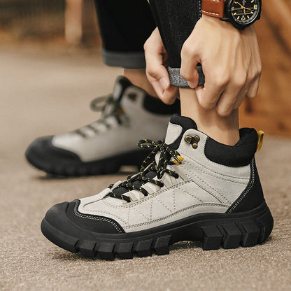 Mens Shoes Autumn Winter New High-Top Hiking And Mountaineering Boots
