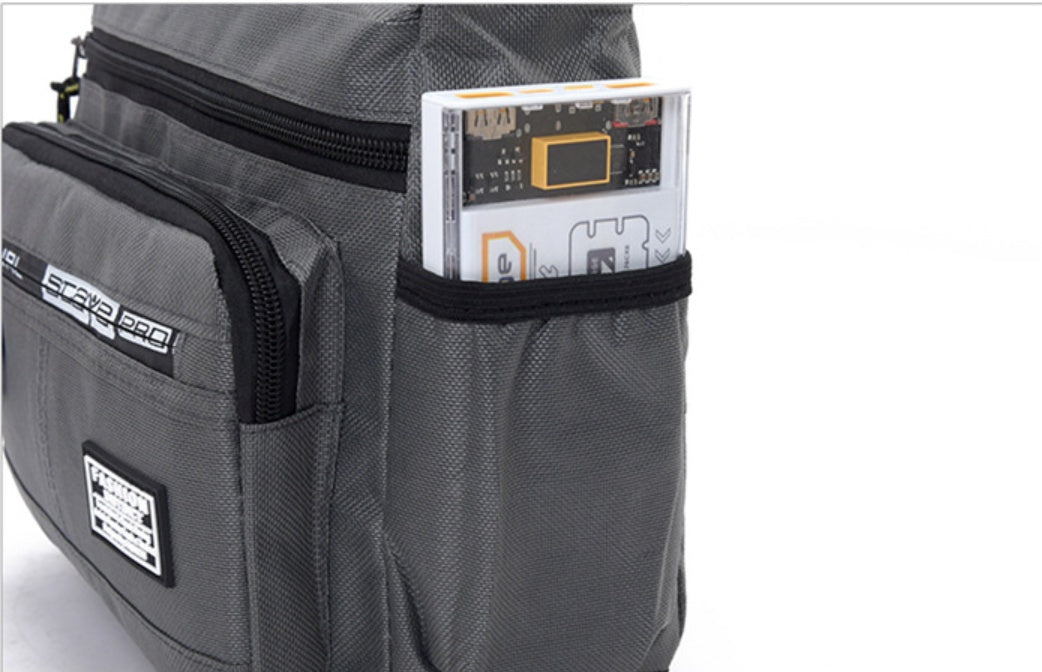 Five-layer Multi-layer Men's Crossbody Bag, Large-capacity Multi-pocket Business Bag, Men's Bag, Single-shoulder Bag, Waterproof And Wear-resistant Backpack
