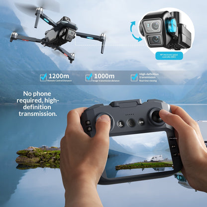 Cross-border XT606 Remote-Controlled Drone With Screen GPS And HD Camera