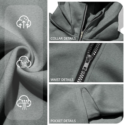 Mens Large-Size Warm And Windproof Casual Jacket