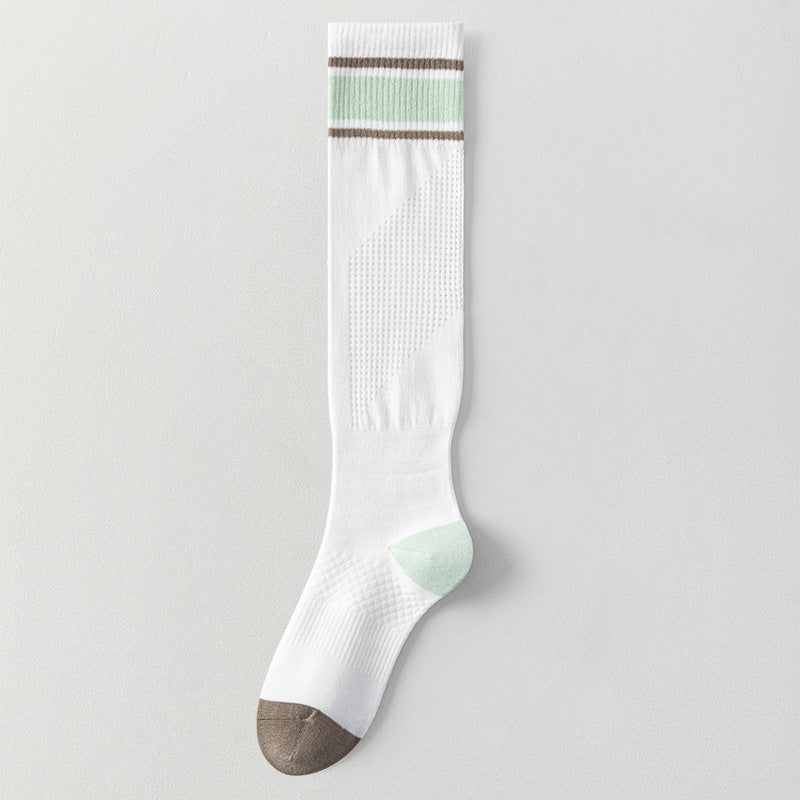 Ultra-thin Lightly Compressive Breathable Calf-length Athletic Socks