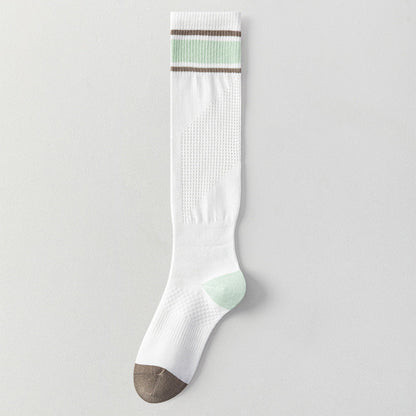 Ultra-thin Lightly Compressive Breathable Calf-length Athletic Socks