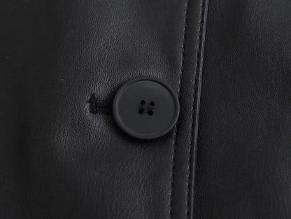 Women's Street Fashion Coat Black