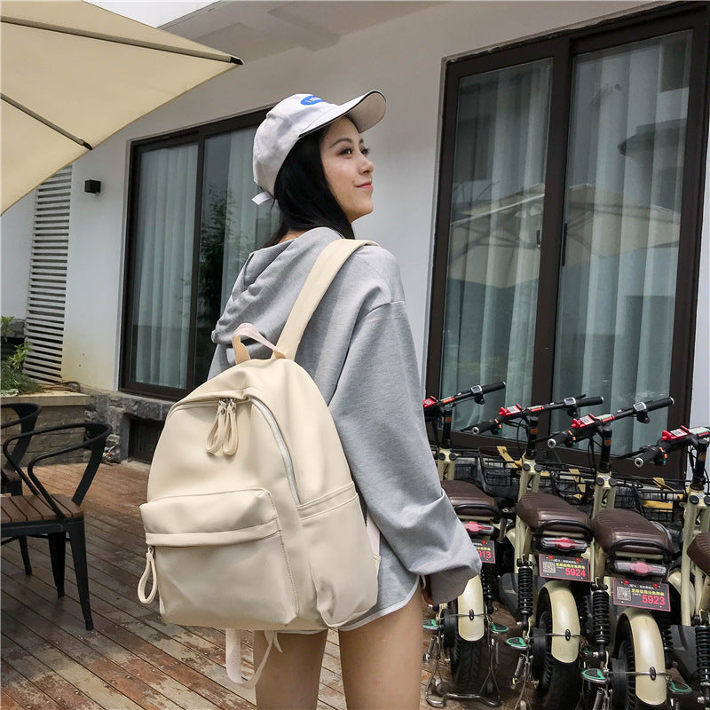 Fashion Campus Casual Pu Leather Backpack Women