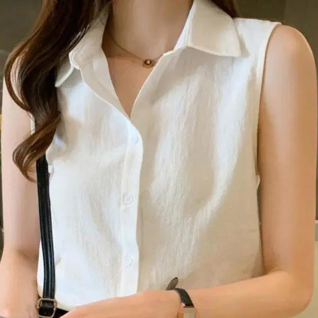 Womens Loose Western-style Bottoming Vest Top
