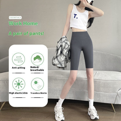 Women's Five-point Shark Pants High Waist Hip Lift